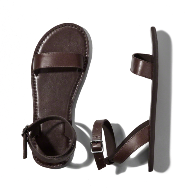 abercrombie leather sandals